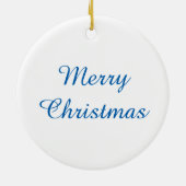 Aanbidding van de Magi Ronde Kerst Ornament (Achterkant)