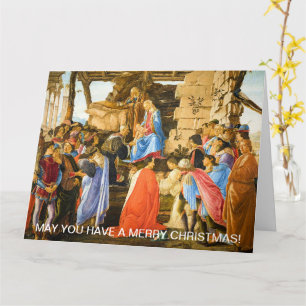 Aanbidding van de Magiër Sandro Botticelli 1475-14 Kaart