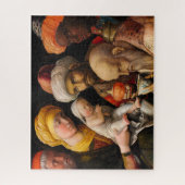 Aanbidding van de Wijzen door Andrea Mantegna Legpuzzel (Verticaal)