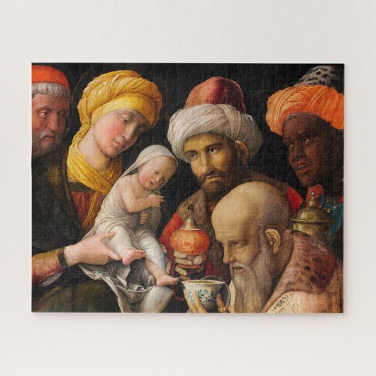 Aanbidding van de Wijzen door Andrea Mantegna Legpuzzel (Horizontaal)