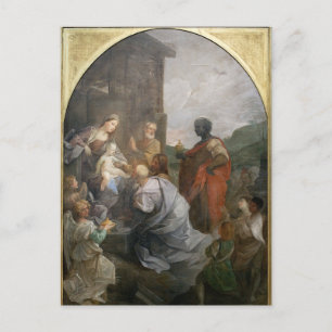 Aanbidding van de Wijzen door Guido Reni Briefkaart