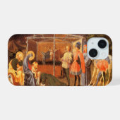 AANBIDDING VAN DE WIJZEN KERST PERKAMENT iPhone 15 CASE (Achterkant horizontaal)