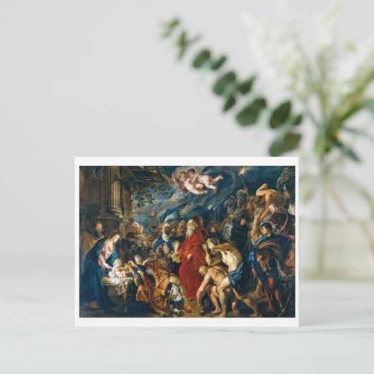 Aanbidding van de wijzen | Peter Paul Rubens | Briefkaart (Staand voorkant)