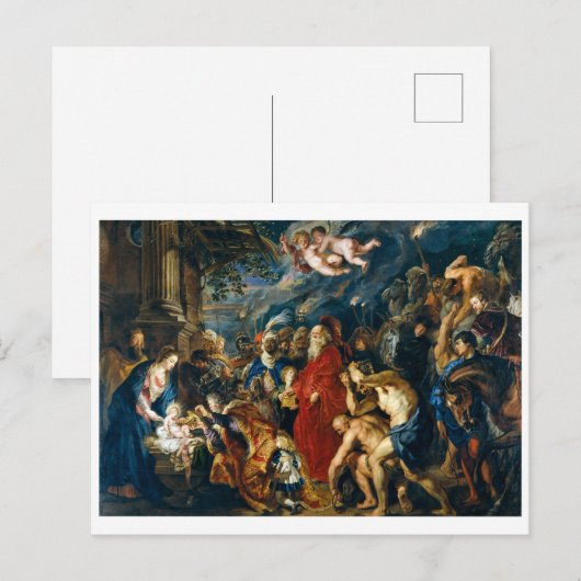 Aanbidding van de wijzen | Peter Paul Rubens | Briefkaart (Voorkant / Achterkant)