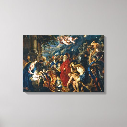 Aanbidding van de wijzen | Peter Paul Rubens | Canvas Afdruk (Voorkant)