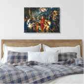 Aanbidding van de wijzen | Peter Paul Rubens | Canvas Afdruk (Insitu (Slaapkamer))