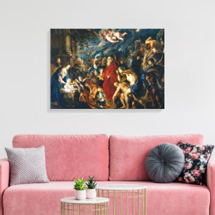 Aanbidding van de wijzen   Peter Paul Rubens   Canvas Afdruk