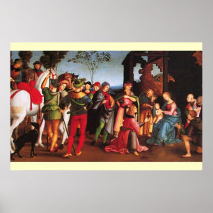 AANBIDDING VAN DE WIJZEN POSTER