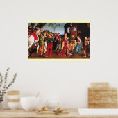 AANBIDDING VAN DE WIJZEN POSTER (Keuken)