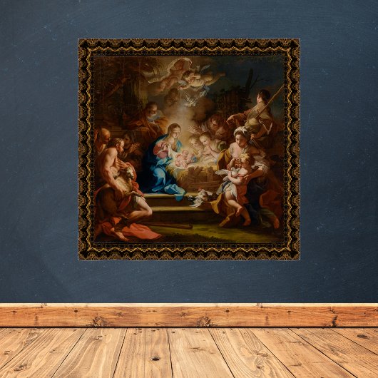 Aanbidding van herders Sebastiano Conca Kerstmis Poster