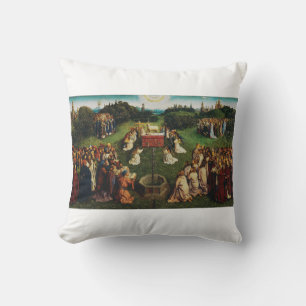 Aanbidding van het Lam door Jan van Eyck Kussen