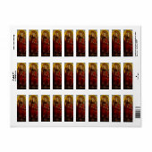 Aanbidding van het Mystiek Lam door Jan van Eyck Etiket (Full Sheet)