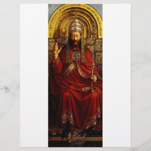 Aanbidding van het Mystiek Lam door Jan van Eyck Flyer