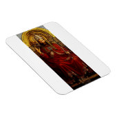 Aanbidding van het Mystiek Lam door Jan van Eyck Magneet (Rechterzijde)