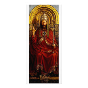 Aanbidding van het Mystiek Lam door Jan van Eyck Reclamekaart