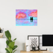 Aanbiddingsmedium Kunstposterafdruk van Schilderij Poster (Thuiskantoor)