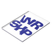 aanbiddingsquote notitieboek (Linkerzijde)