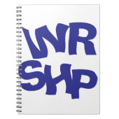 aanbiddingsquote notitieboek (Voorkant)