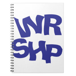 aanbiddingsquote notitieboek