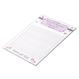 Aanbieden - Grote lijst van belangrijke dingen die Notitieblok