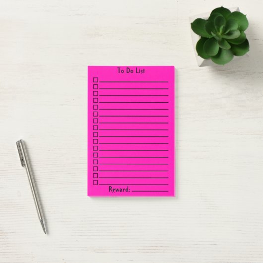 Aanbieden | Intense roze Post-it® Notes (Kantoor)
