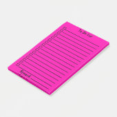 Aanbieden | Intense roze Post-it® Notes (Schuin)