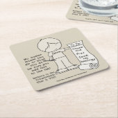 Aanbieden Kartonnen Onderzetters (Schuin)