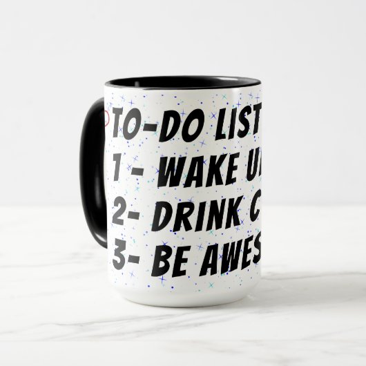 " Aanbieden " Mok (Voorkant links)