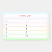 Aanbieden op plakkaatkleuren post-it® notes (Voorkant)