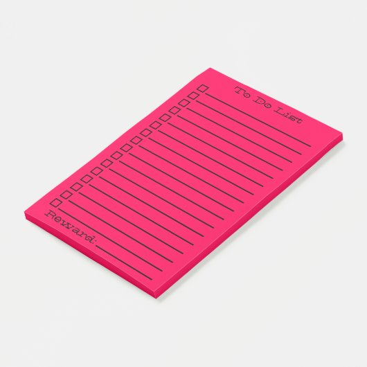 Aanbieden | Rood/roze Post-it® Notes (Schuin)