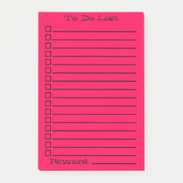 Aanbieden | Rood/roze Post-it® Notes