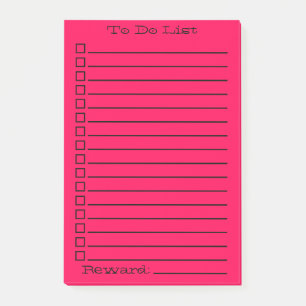 Aanbieden   Rood/roze Post-it® Notes
