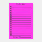 Aanbieden | Roze/Violet Post-it® Notes (Voorkant)