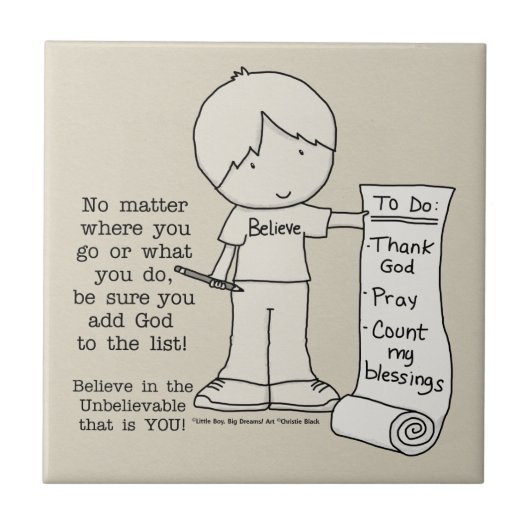 Aanbieden Tegeltje (Voorkant)