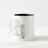 Aanbieden Tweekleurige Koffiemok (Voorkant links)