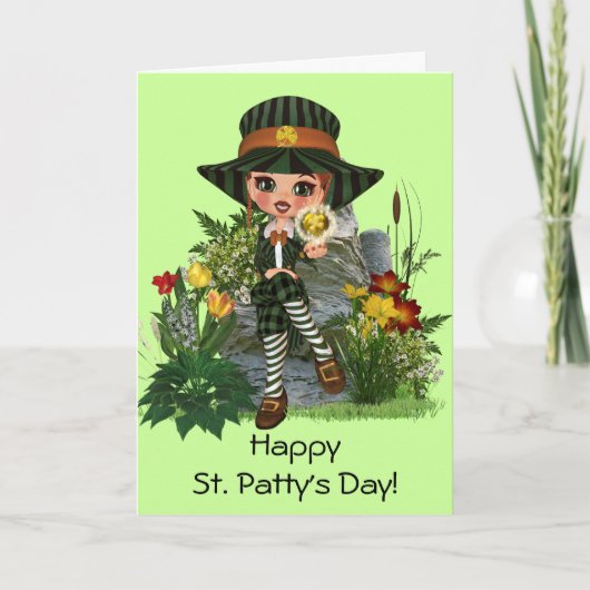 Aanbiedend St. Patrick van de hoed Ontwerp Kaart (Voorkant)