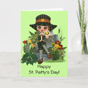 Aanbiedend St. Patrick van de hoed Ontwerp Kaart