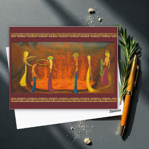 Aanbieding aan de Caldera door Marguerite Blasigna Briefkaart