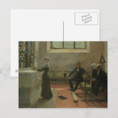 Aanbieding aan de maagd op de dag na de briefkaart (Voorkant / Achterkant)