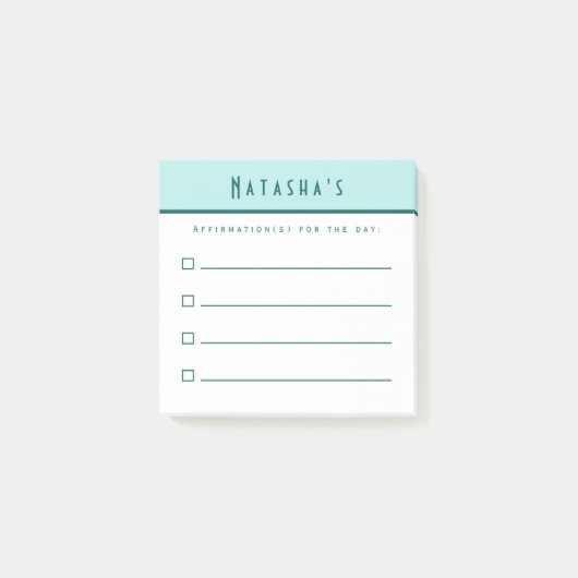 Aanbieding doen, bevestigingschecklist post-it® notes (Voorkant)