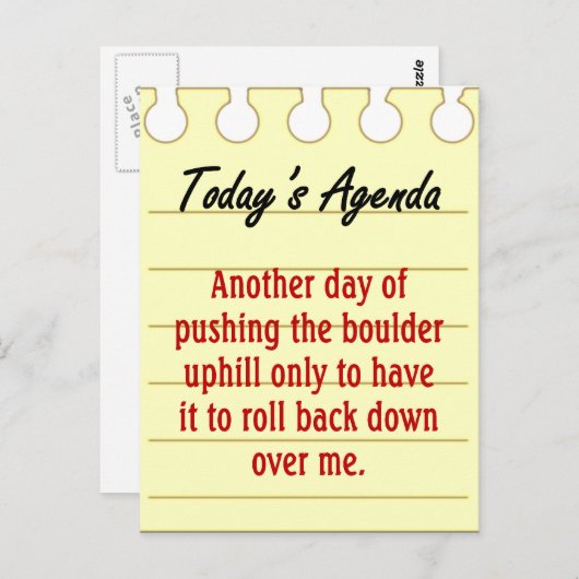 Aanbieding doen briefkaart (Voorkant / Achterkant)