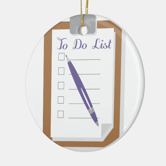 Aanbieding doen keramisch ornament (Links)