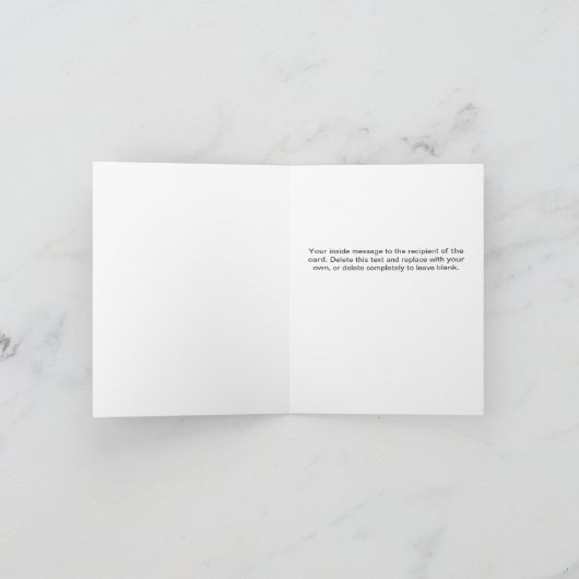 Aanbieding Gefeliciteerd en personaliseer met naam Kaart (Binnen)