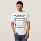 Aanbieding kiezen je sociale mediagictogram t-shirt (Voorkant volledig)