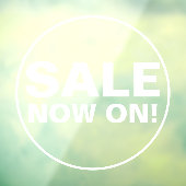 Aanbieding nu actief raamsticker (Vel 3)