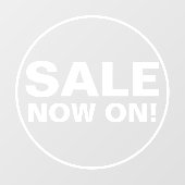 Aanbieding nu actief raamsticker (Vel)