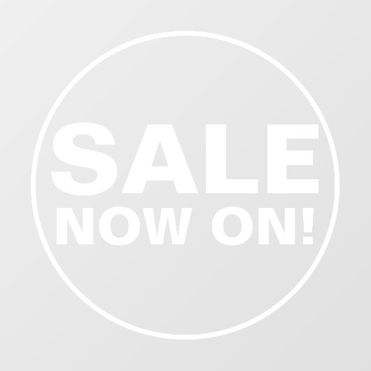 Aanbieding nu actief raamsticker (Vel)