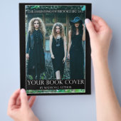 Aanbieding schrijver boek Hoesje Grote Flyer (Hand)