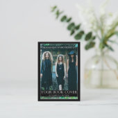 Aanbieding schrijver boek Hoesje Grote Visitekaartje (Staand voorkant)