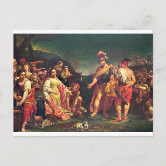 Aanbieding van Abigail voor David Briefkaart (Voorkant)